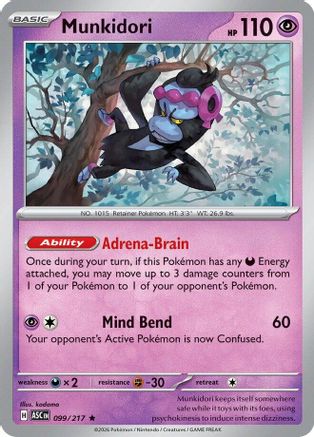 Munkidori 099  - Reverse Holofoil ME Ascended Heroes - Rare-1