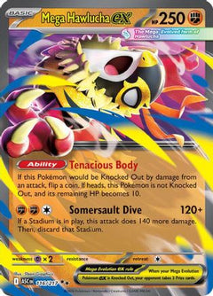 Mega Hawlucha ex 116/217  - Holofoil ME Ascended Heroes - Double Rare-1