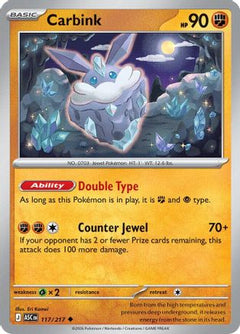 Carbink 117/217  - Reverse Holofoil ME Ascended Heroes - Uncommon-1
