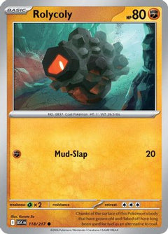 Rolycoly 118  - Reverse Holofoil ME Ascended Heroes - Common-1