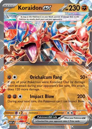 Koraidon ex 121  - Holofoil ME Ascended Heroes - Double Rare-1