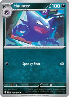 Haunter 124  - Reverse Holofoil ME Ascended Heroes - Uncommon-1