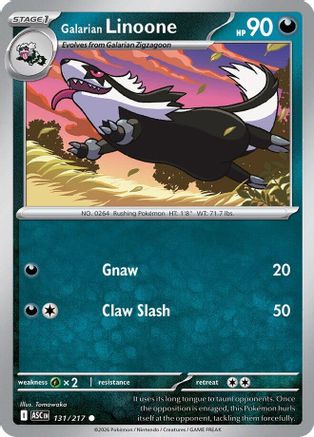 Galarian Linoone 131  ME Ascended Heroes - Common-1