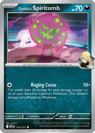 Cynthia's Spiritomb 133/217  ME Ascended Heroes - Uncommon-1