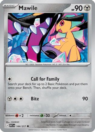 Mawile 144/217  ME Ascended Heroes - Uncommon-1