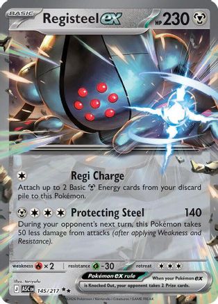 Registeel ex 145  - Holofoil ME Ascended Heroes - Double Rare-1