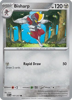 Bisharp 147  - Reverse Holofoil ME Ascended Heroes - Common-1