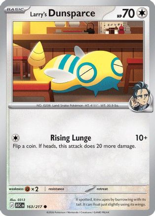 Larry's Dunsparce 163  ME Ascended Heroes - Common-1