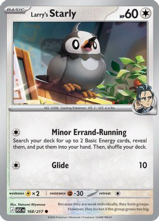 Larry's Starly 168  ME Ascended Heroes - Common-1