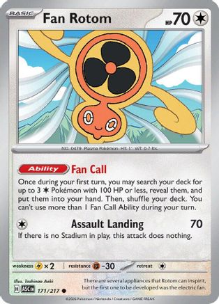 Fan Rotom 171/217  ME Ascended Heroes - Common-1