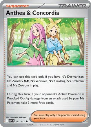 Anthea & Concordia 182/217  ME Ascended Heroes - Uncommon-1