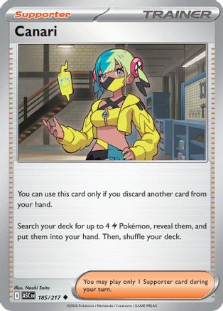 Canari 185/217  ME Ascended Heroes - Uncommon-1