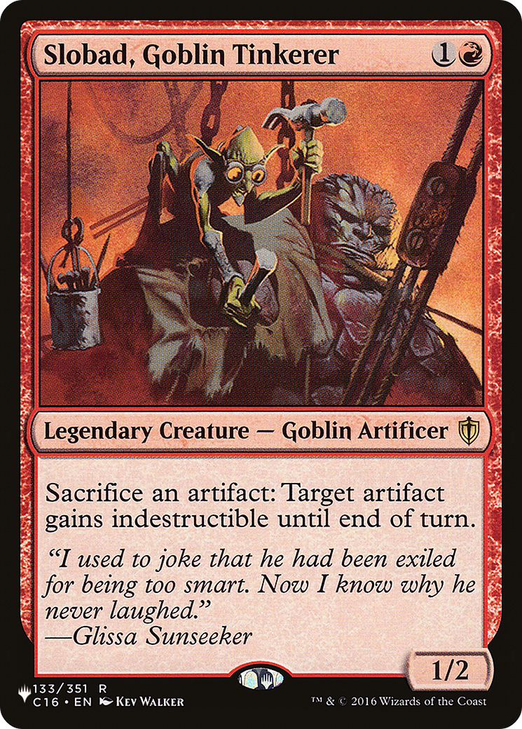 Slobad, Goblin Tinkerer [The List]-1