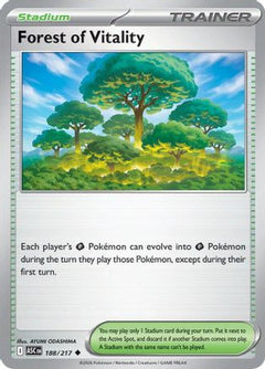 Forest of Vitality 188  - Reverse Holofoil ME Ascended Heroes - Uncommon-1