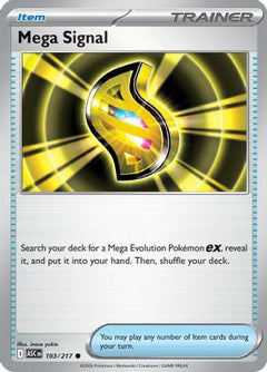 Mega Signal 193  - Reverse Holofoil ME Ascended Heroes - Common-1