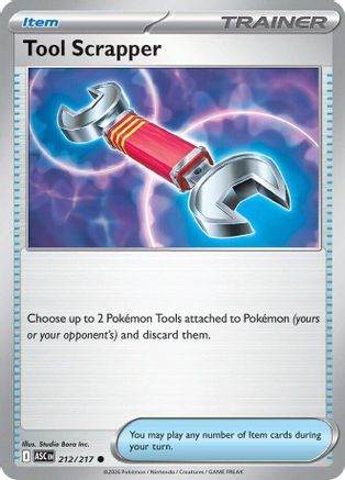 Tool Scrapper 212  - Reverse Holofoil ME Ascended Heroes - Common-1