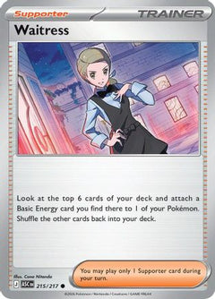 Waitress 215  - Reverse Holofoil ME Ascended Heroes - Common-1