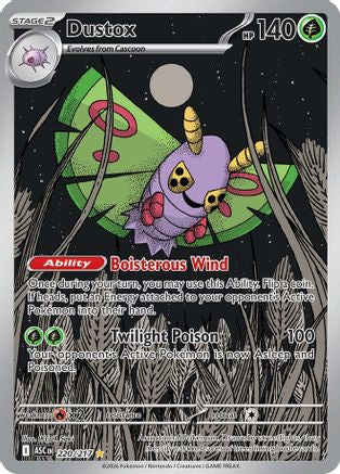 Dustox 220/217  - Holofoil ME Ascended Heroes - Illustration Rare-1