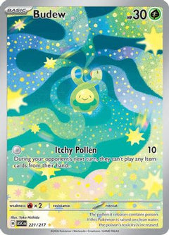Budew 221/217  - Holofoil ME Ascended Heroes - Illustration Rare-1
