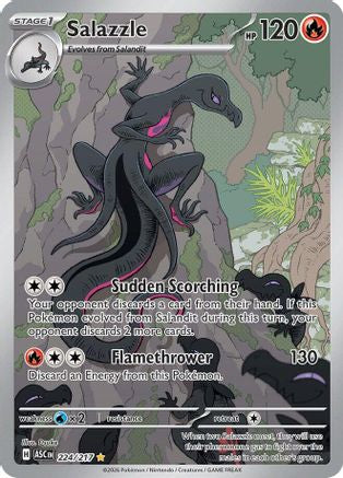 Salazzle 224/217  - Holofoil ME Ascended Heroes - Illustration Rare-1