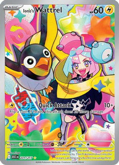 Iono's Wattrel 231/217  - Holofoil ME Ascended Heroes - Illustration Rare-1