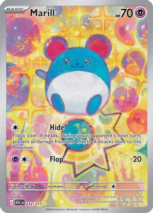 Marill 232/217  - Holofoil ME Ascended Heroes - Illustration Rare-1
