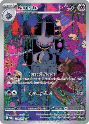 Banette 234/217  - Holofoil ME Ascended Heroes - Illustration Rare-1