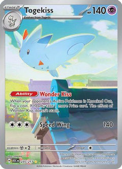 Togekiss 235/217  - Holofoil ME Ascended Heroes - Illustration Rare-1