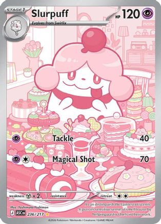 Slurpuff 236/217  - Holofoil ME Ascended Heroes - Illustration Rare-1