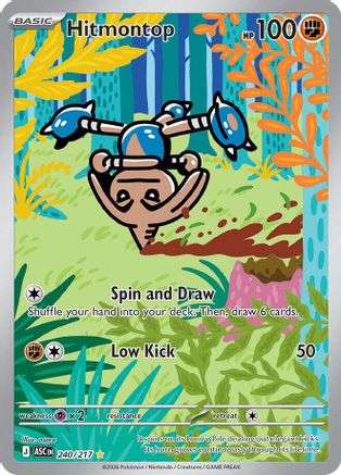 Hitmontop 240/217  - Holofoil ME Ascended Heroes - Illustration Rare-1