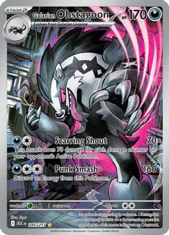 Galarian Obstagoon 245/217  - Holofoil ME Ascended Heroes - Illustration Rare-1