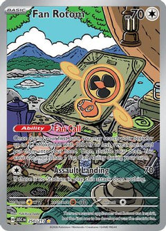 Fan Rotom 250/217  - Holofoil ME Ascended Heroes - Illustration Rare-1