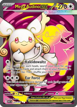 Mega Audino ex 253/217  - Holofoil ME Ascended Heroes - Ultra Rare-1