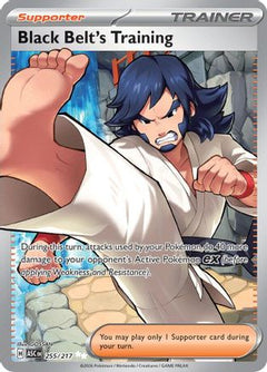 Black Belt's Training 255  - Holofoil ME Ascended Heroes - Ultra Rare-1