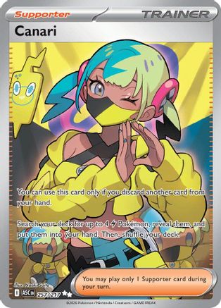 Canari 257/217  - Holofoil ME Ascended Heroes - Ultra Rare-1