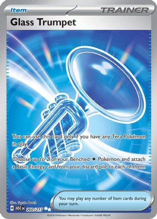 Glass Trumpet 260/217  - Holofoil ME Ascended Heroes - Ultra Rare-1