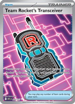 Team Rocket's Transceiver 263/217  - Holofoil ME Ascended Heroes - Ultra Rare-1