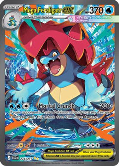Mega Feraligatr ex 274/217  - Holofoil ME Ascended Heroes - Special Illustration Rare-1