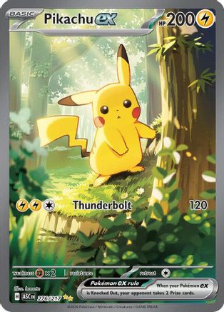 Pikachu ex 276/217  - Holofoil ME Ascended Heroes - Special Illustration Rare-1