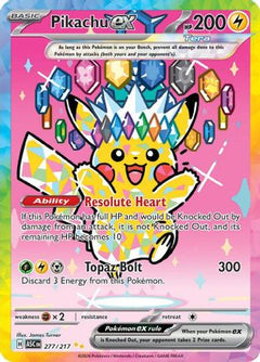 Pikachu ex 277/217  - Holofoil ME Ascended Heroes - Special Illustration Rare-1