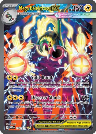 Mega Eelektross ex 278/217  - Holofoil ME Ascended Heroes - Special Illustration Rare-1