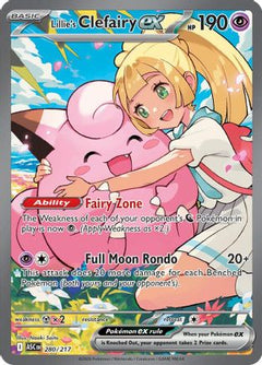 Lillie's Clefairy ex 280/217  - Holofoil ME Ascended Heroes - Special Illustration Rare-1