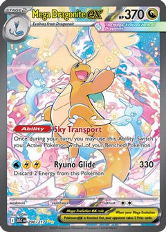 Mega Dragonite ex 290/217  - Holofoil ME Ascended Heroes - Special Illustration Rare-1