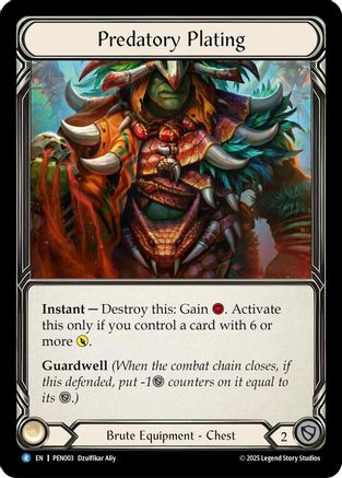 Predatory Plating (PEN003) - Compendium of Rathe Cold Foil-1