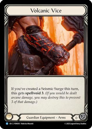 Volcanic Vice (PEN018) - Compendium of Rathe Cold Foil-1