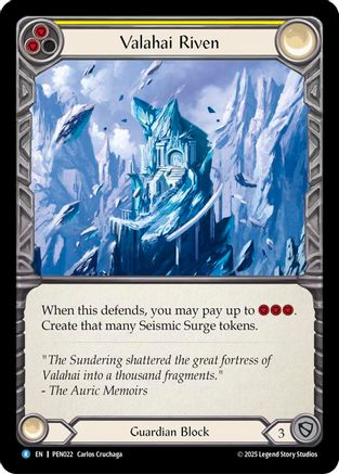 Valahai Riven (Yellow) (PEN022) - Compendium of Rathe