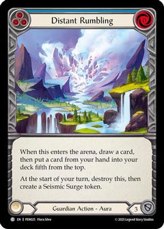 Distant Rumbling (Blue) (PEN025) - Compendium of Rathe Rainbow Foil-1