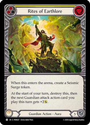 Rites Of Earthlore (Yellow) (PEN027) - Compendium of Rathe-1