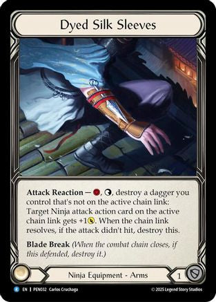 Dyed Silk Sleeves (PEN032) - Compendium of Rathe Cold Foil-1