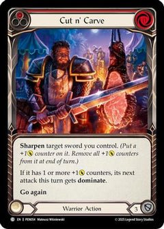 Cut N Carve (Red) (PEN054) - Compendium of Rathe Rainbow Foil-1